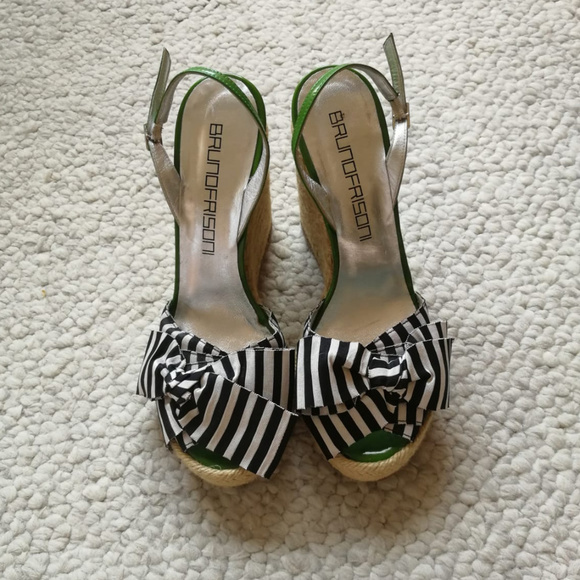 Bruno Frisoni espadrilles peep toe with bow
